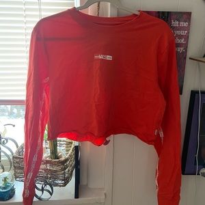 Vans cropped long sleeve.